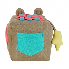 Cubo Interativo Linho Urso 